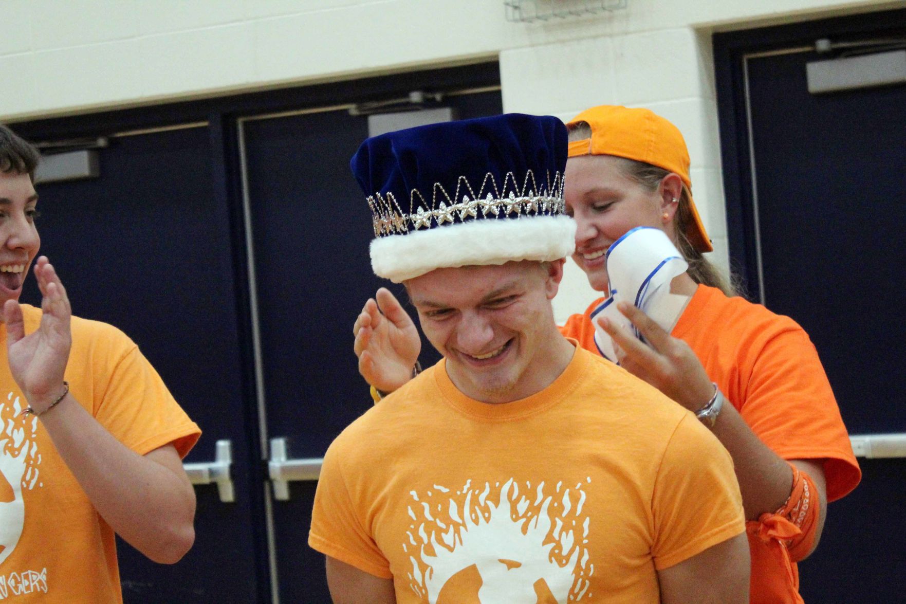 Larry crowned Homecoming King